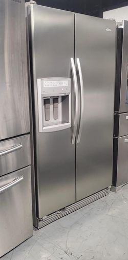 Whirlpool Side By Side Stainless Steel Refrigerator
