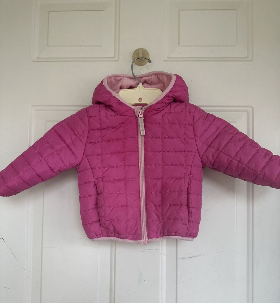 Cat & Jack puffer jacket Pink Baby toddler coat size 18m