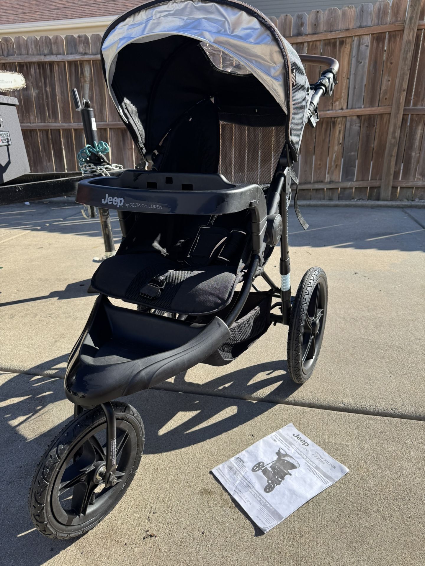 🚙 Jeep TurboGlyde Jogger Stroller by Delta Children – All-Terrain, NEW