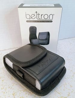 BELTRON Leather Pouch for Motorola RAZR Heavy Duty Belt Loop, Metal Belt Clip & Dual Magnet Closure