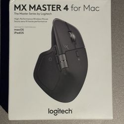 Logitech MX Master 4 for Mac Wireless Laser Ergonomic Mouse