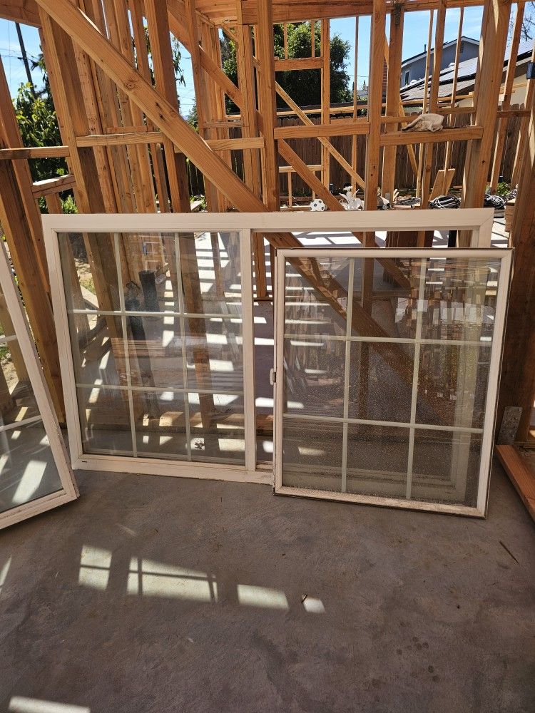 4 Windows Measuring 69" 1/4 Wide By 44" 1/4 High