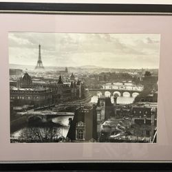 Peter Turnley River Seine and the City of Paris Picture Frame