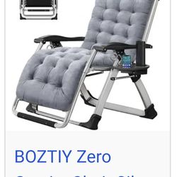 Zero Gravity Reclining Folding Chair NEW