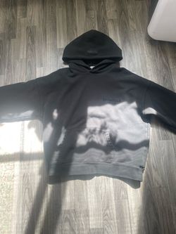 Black essentials hoodie