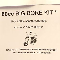 80cc Bore Kit Upgrade for scooter 🛵 Make UR bike Faster Today 😎