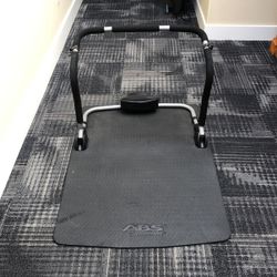 ABS Sit Up Mat With Crunch Bar