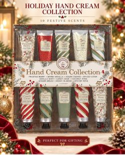 Set 10 mini travel hand cream