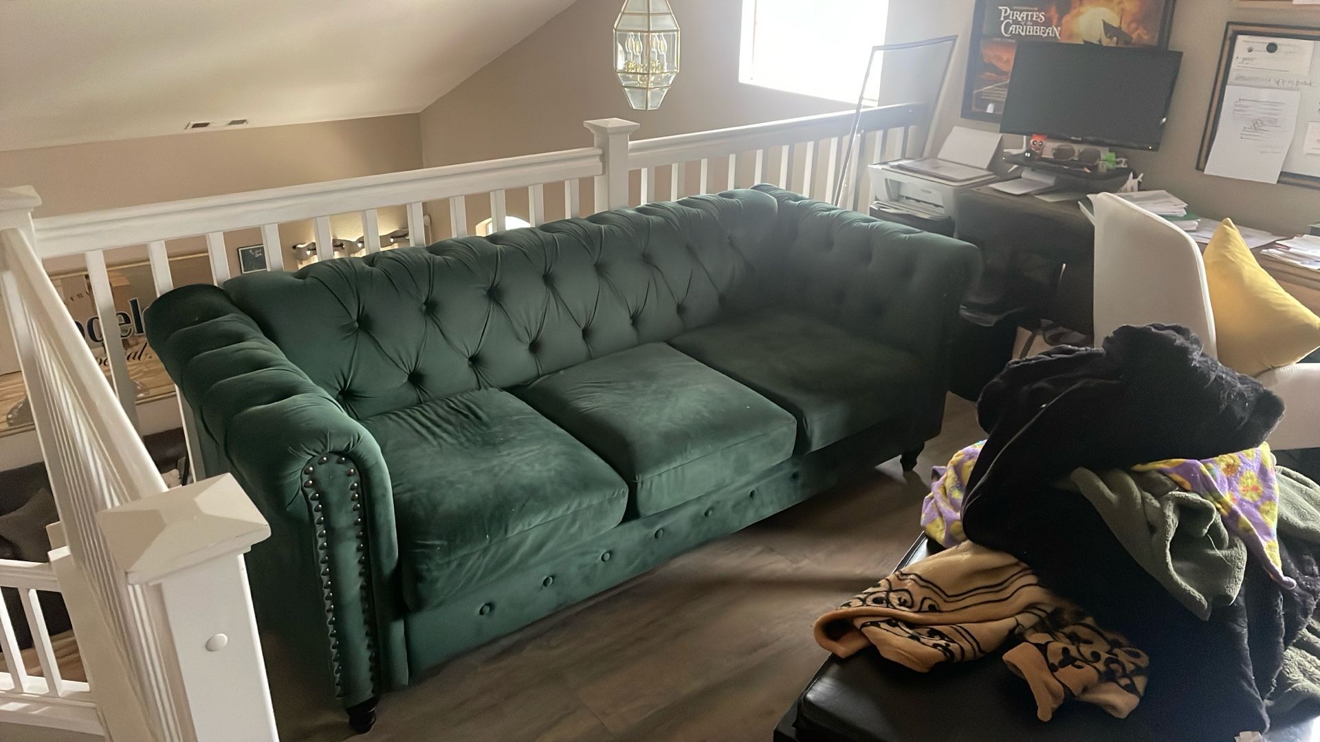 Green Three Seat Couch