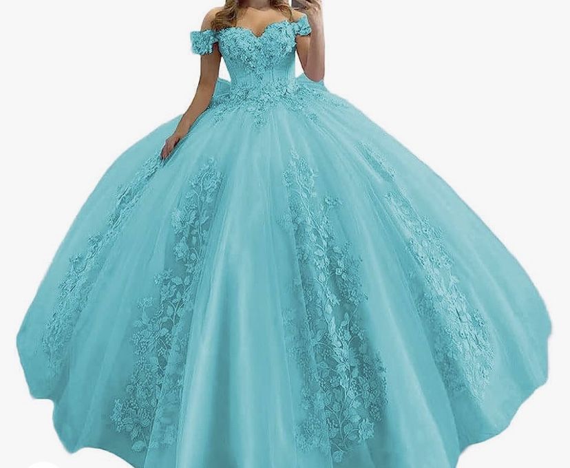 Aqua Blue Dress