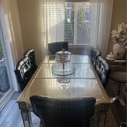 Dining Table With Six Chairs