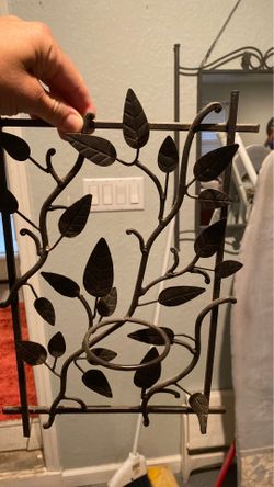 2 wall decor candle holders