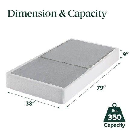 Twin XL Foldable Box Spring 9"