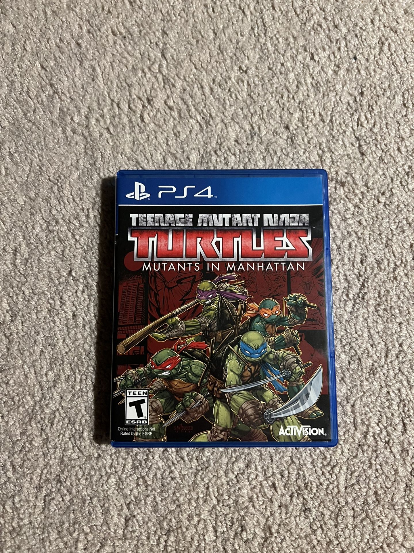 Teenage mutant ninja turtles in manhattan PS4