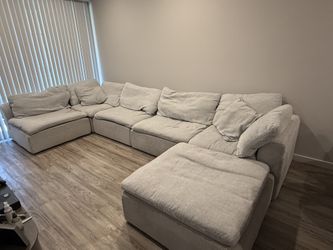 Joybird Sectional In Dove Grey