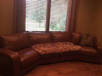 Leather sofa