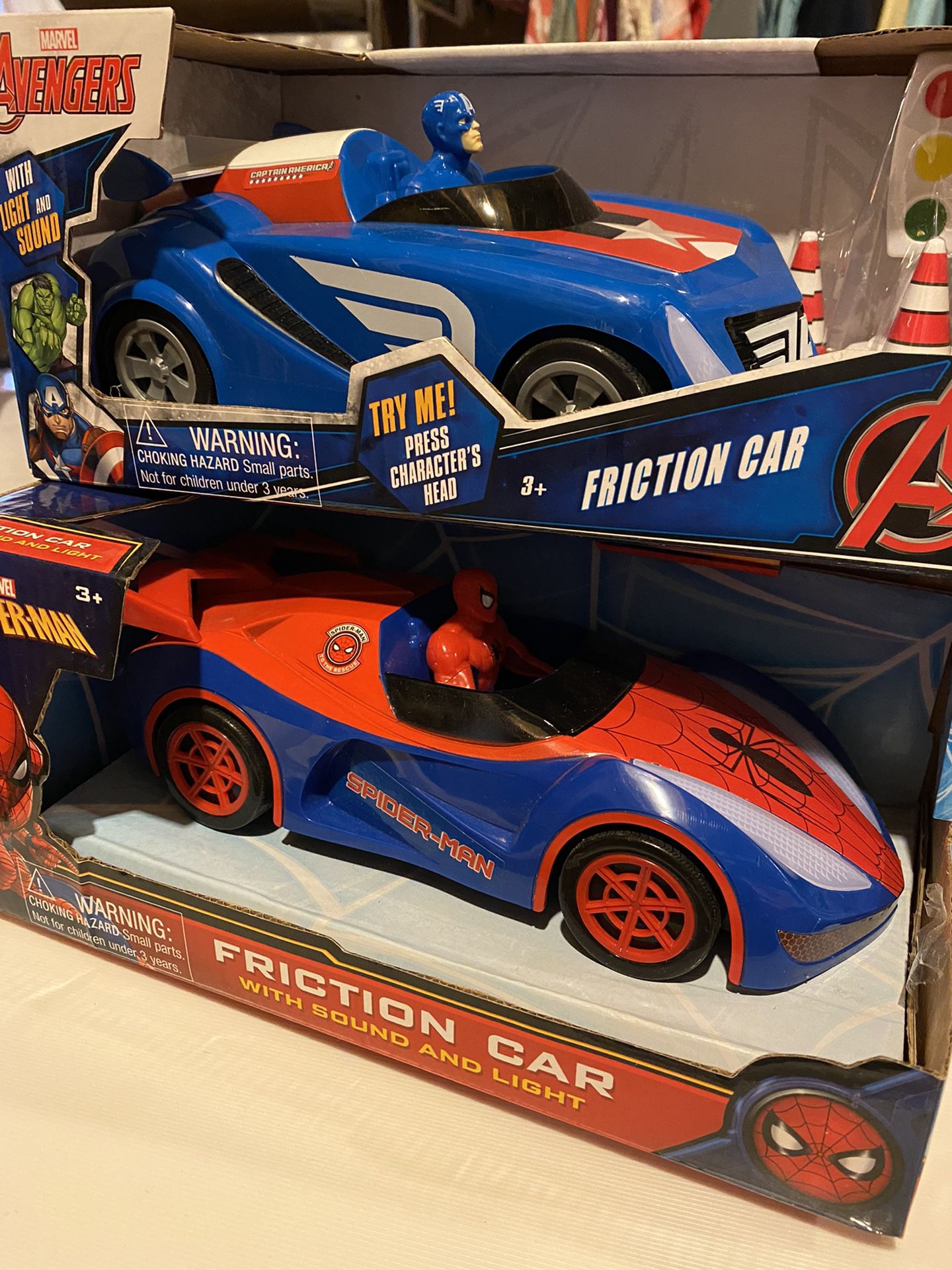Spider Man/Avengers Cars
