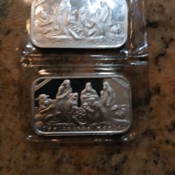 Cjristmas Silver Bars.999