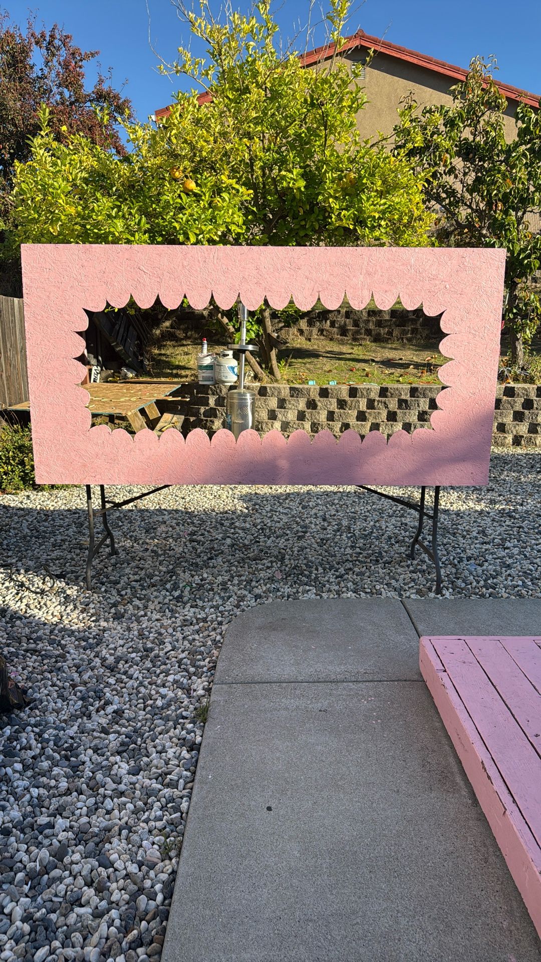4’ X 8’ Plywood Cut Out Pink