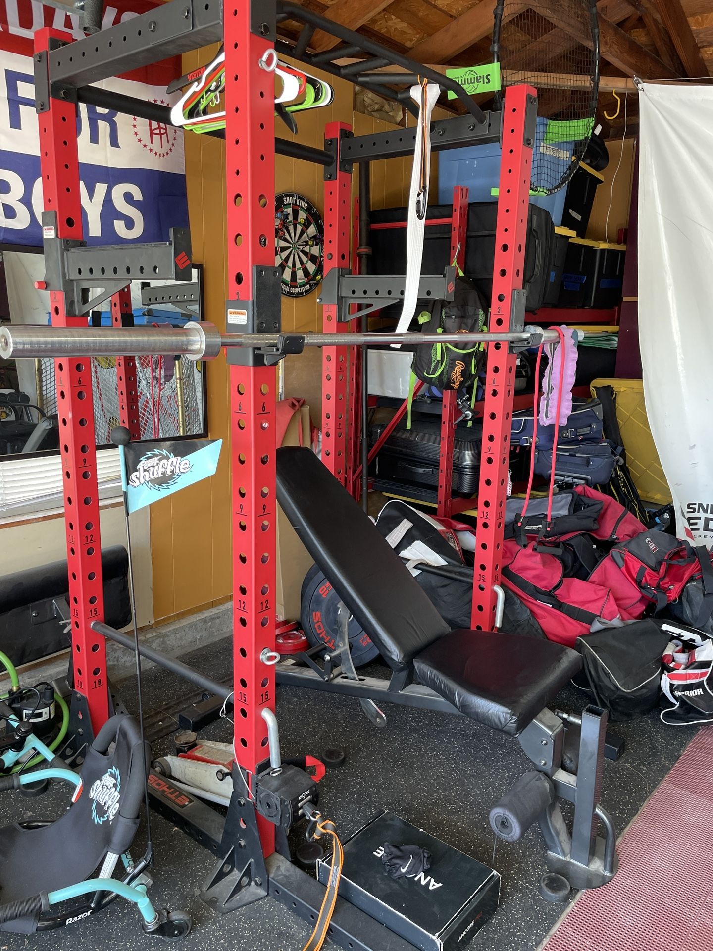 Ethos Power Rack With Bench And Extras
