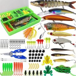 92 Pack Fishing, Lures, Hooks, Weights, And More NEW