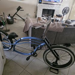 Custom Stretched Bike ( Firebike Fluid) (Black Cat Custom Bars) 3spd