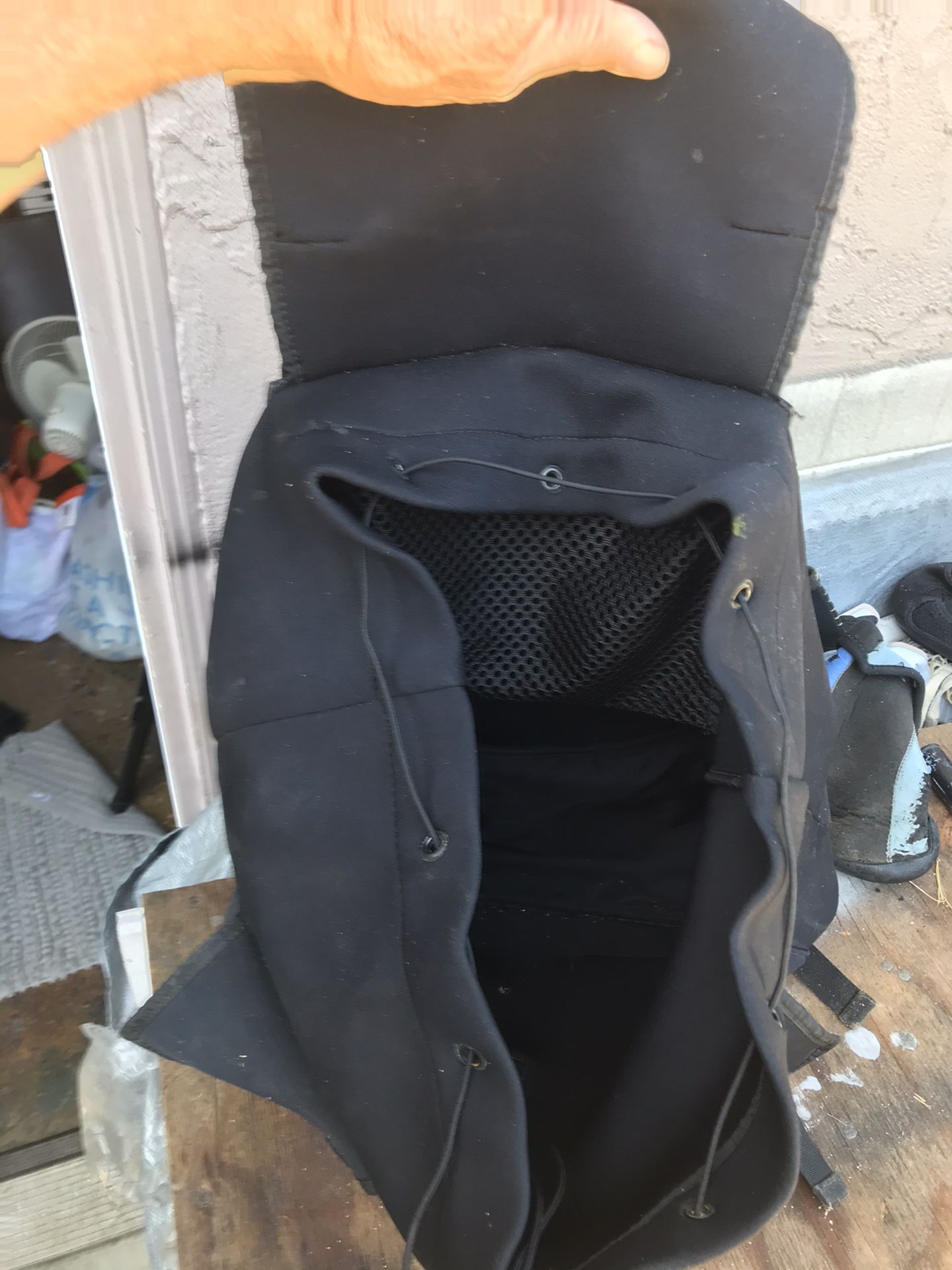 Wetsuit backpack $10