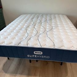 Elite Hybrid Mattress King Size 14" Bear Brand Firm Bed