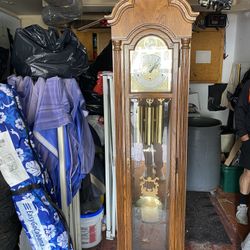 Grandfather Clock About 6’ 6” Tall