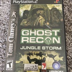 Tom Clancy's Ghost Recon: Jungle Storm (Sony PlayStation 2, 2004) CIB!!