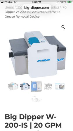 Thermaco Big Dipper W-200-IS