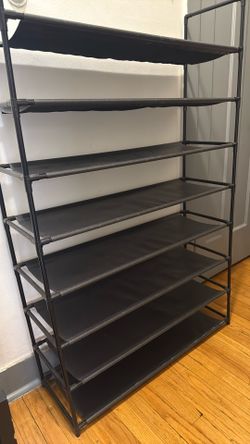 Black Shoe Rack