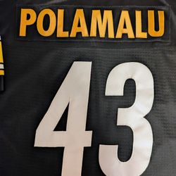 Steelers Jersey Polamalu 43 XL NFL genuine ONFIELD Reebok 