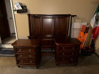 Free Queen bed frame set