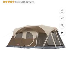 Coleman 6 Person Camping Fishing Cabin Tent