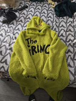 The Grinch Sherpa Zip-Up pajama