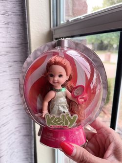 Barbie Kelly Christmas Red Hair Doll with Hot Cocoa 2006 Mattel