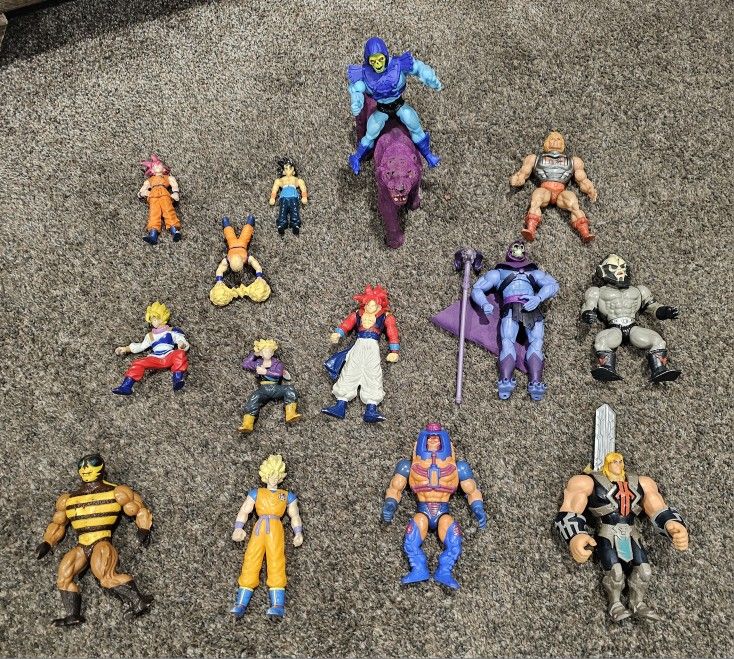 He Man & Dragon Ball Figures All For $100 OBO