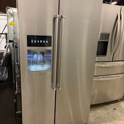 Kitchen Aid Side By Side Refrigerator Stainless Steel 