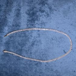 Iced out Gold Tennis Necklace