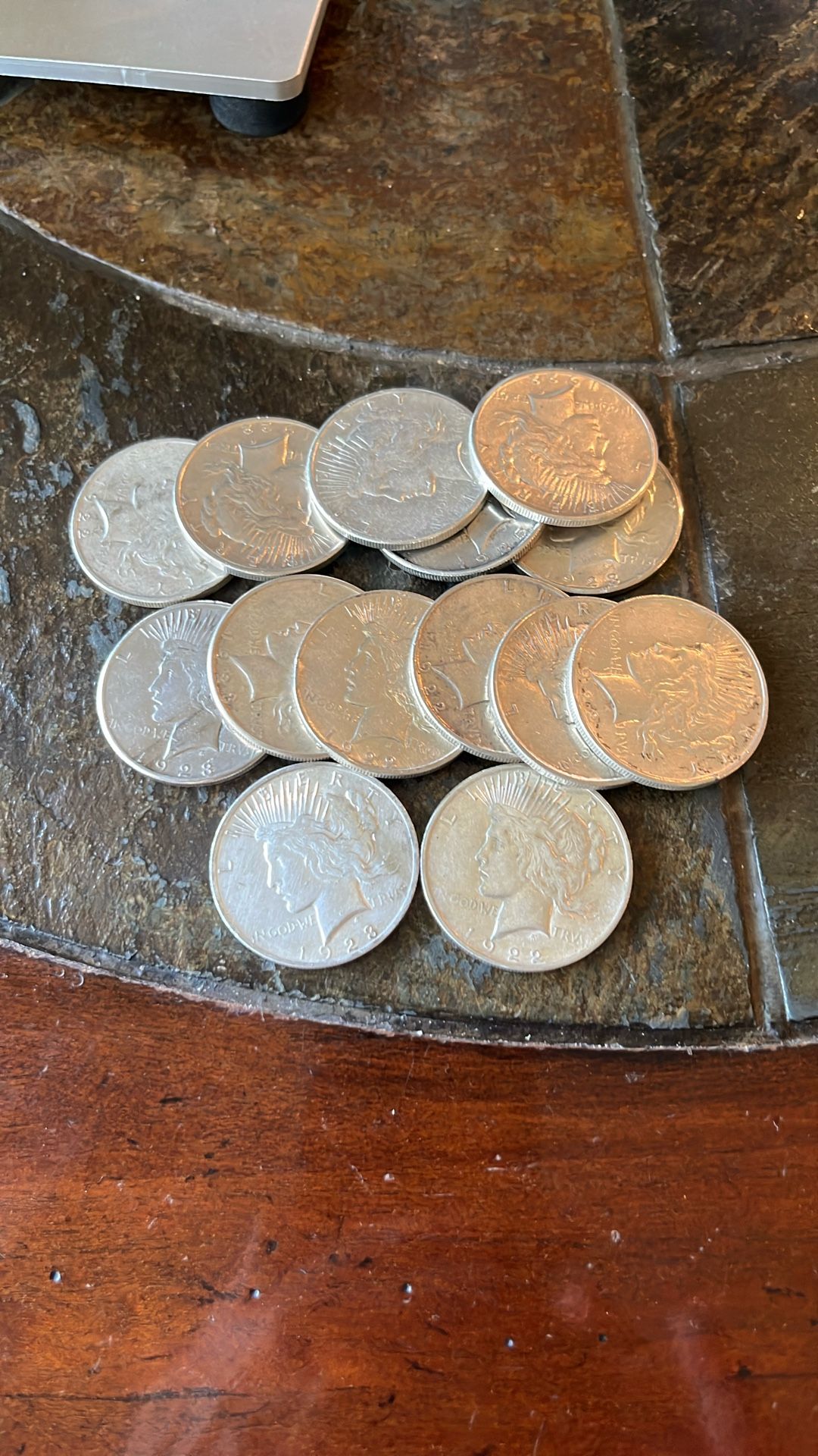 14 - SILVER PEACE DOLLARS CHEAP - Excellent 1922,23,25 Years! CHEAP! NO CULLS OR TONERS! HIGHER GRADE!