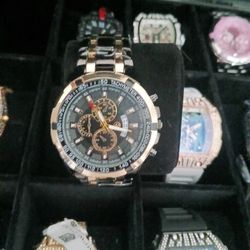 Brand New Mens Chronograph Aj Watches