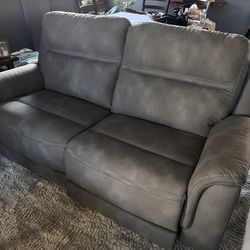 Next-Gen DuraPella Slate Performance Fabric Power Reclining Sofa