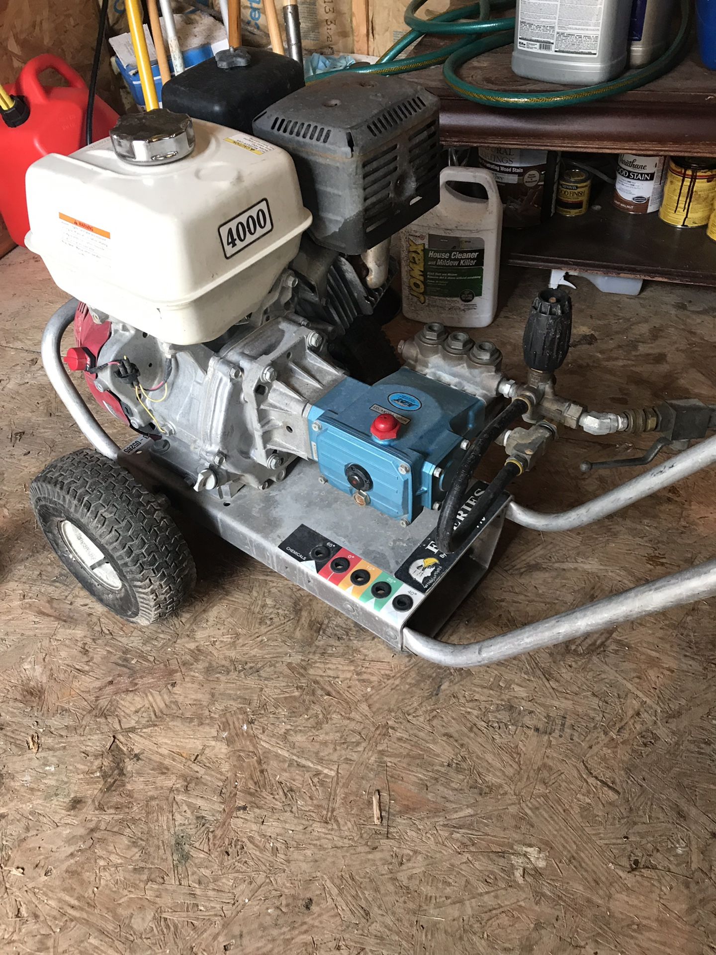 Commercial Power Washer 4000psi Honda motor