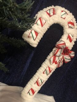 Handmade Cute Soft Christmas Cane