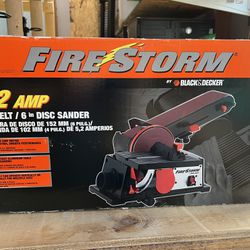 Black Decker Firestorm 5.2 Amp Belt Disc Sander FS500SA