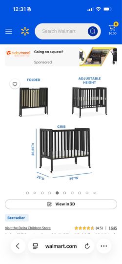 Mini crib