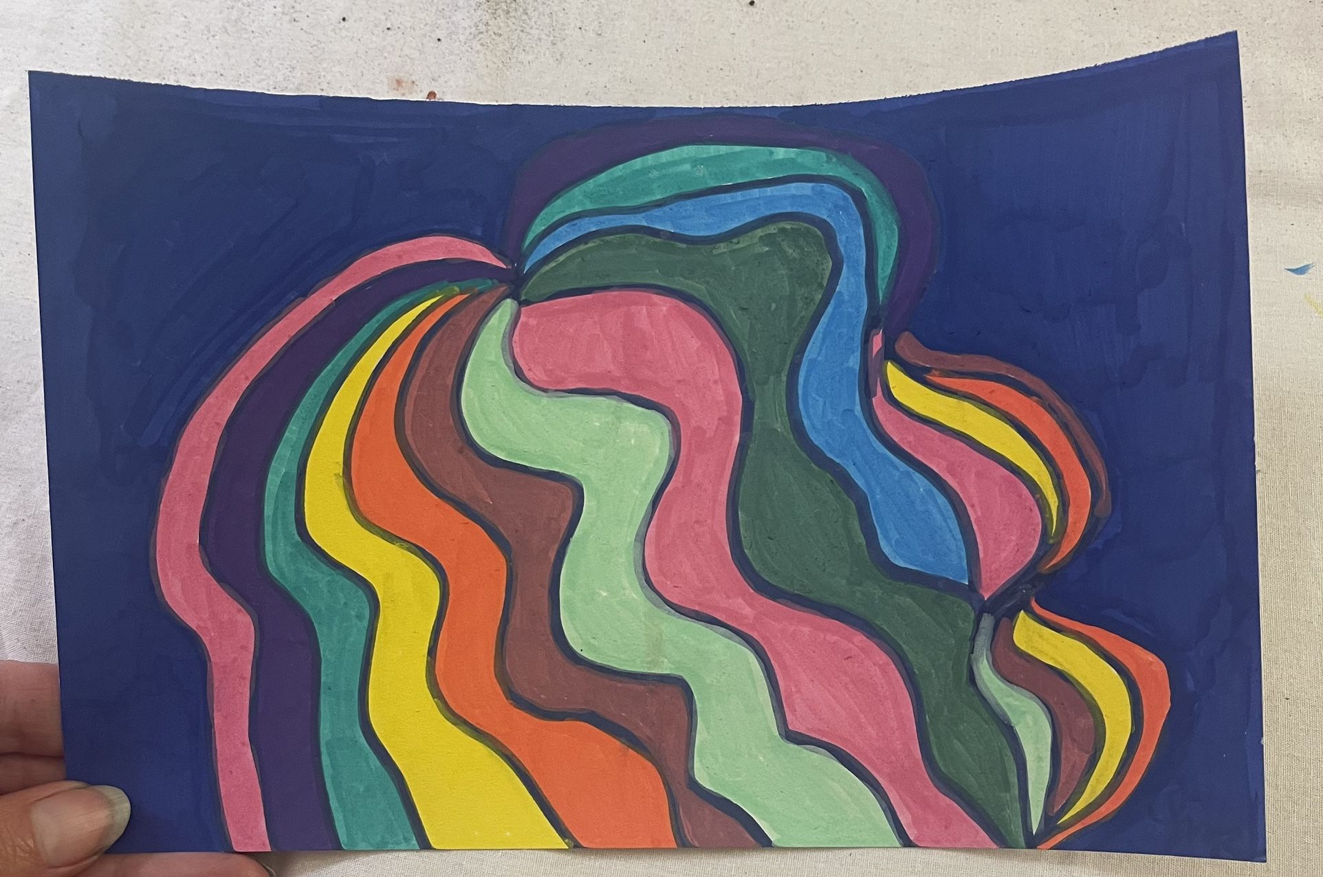Abstract Acrylic Painting New