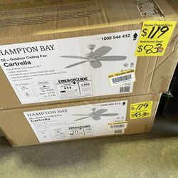 LAMPTON BAY 52 in Outdoor Ceiling Fan Cartrella • Quiet Motor Technology PLUST™