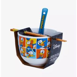 Disney Donald Duck Portrait Grid Ramen Bowl Set
